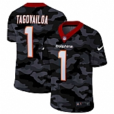 Nike Miami Dolphins 1 Tagovailoa 2020 Camo Salute to Service Limited Jersey zhua,baseball caps,new era cap wholesale,wholesale hats